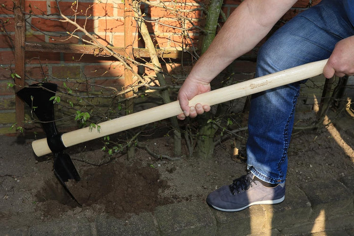 Wiedehopfhaue oval Grifflänge 105cm Buchenstiel