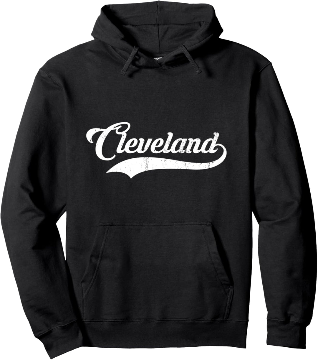 Cleveland Stadt Ohio Staat Vintage Retro Style design Pullover Hoodie