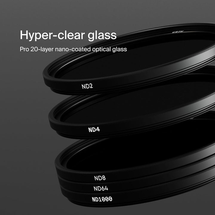 Urth 43 mm ND2, ND4, ND8, ND64, ND1000 ND Filter Kit (Plus+) 43mm, 43mm