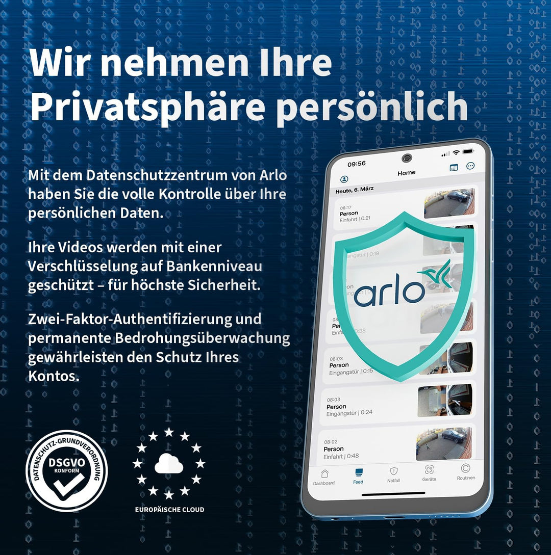 Arlo Indoor 3 PTZ 2K Überwachungskamera Innen, 1er Set, 360º Schwenkbar, 2-Wege-Audio, Bewegungsverf