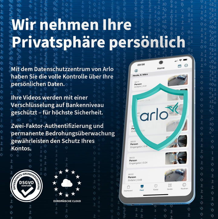 Arlo Indoor 3 PTZ 2K Überwachungskamera Innen, 1er Set, 360º Schwenkbar, 2-Wege-Audio, Bewegungsverf
