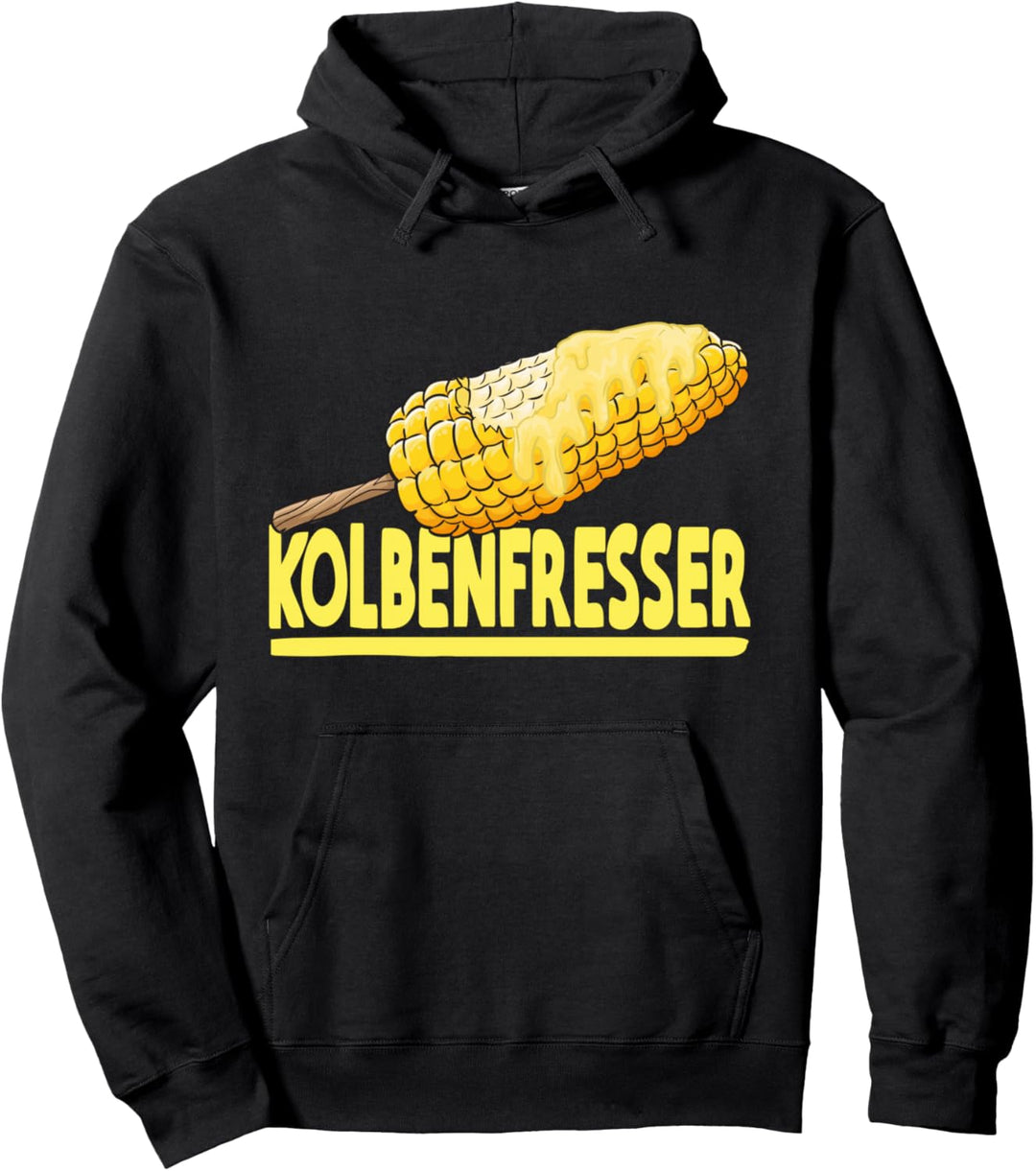 Lustiges Mais Maiskolben Kolbenfresser Wortspiel Pullover Hoodie