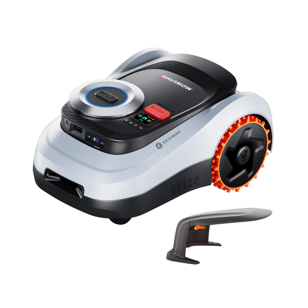 Segway Navimow i220 LiDAR Mähroboter ohne Begrenzungskabel mit Garage M, für 2000 m², bis 45% Steigu