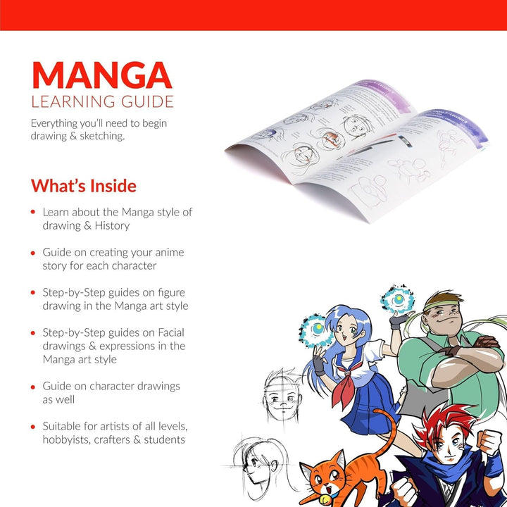 Royal &amp; Langnickel Manga Satchel Umhängetasche mit Manga-Atelierset, Manga