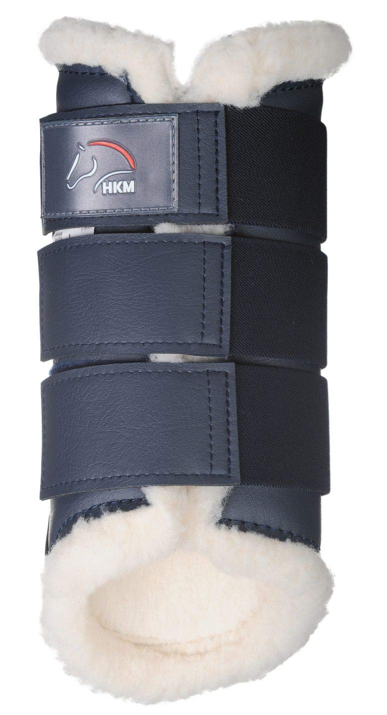 HKM Gamaschen Comfort XL Dunkelblau, XL Dunkelblau