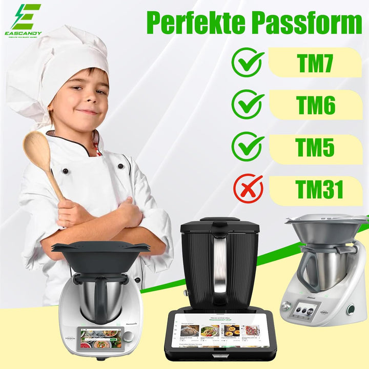 Ersatz-Mixmesser kompatibel mit Thermomix TM5 TM6 TM7 – SUS420 Edelstahlklinge, scharf & langlebig,