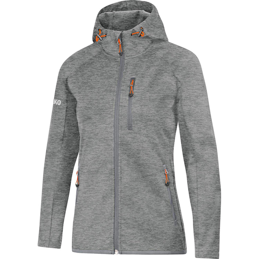 JAKO Damen Softshell-jacken Softshelljacke Light, grau meliert, 44, 7605 40 grau meliert, 40 grau me