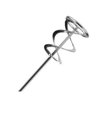 Wendelrührer 500 x 105 mm, Mörtelrührer, Rührwerk, HEX Gewinde, 50 cm lang, 105 mm Durchmesser, für