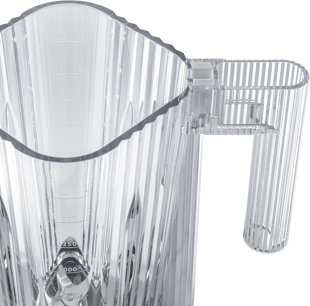 Alessi Plissé MDL09 R - Standmixer mit Abgestufter Karaffe, Thermoplastisches Harz, Europäischer Ste