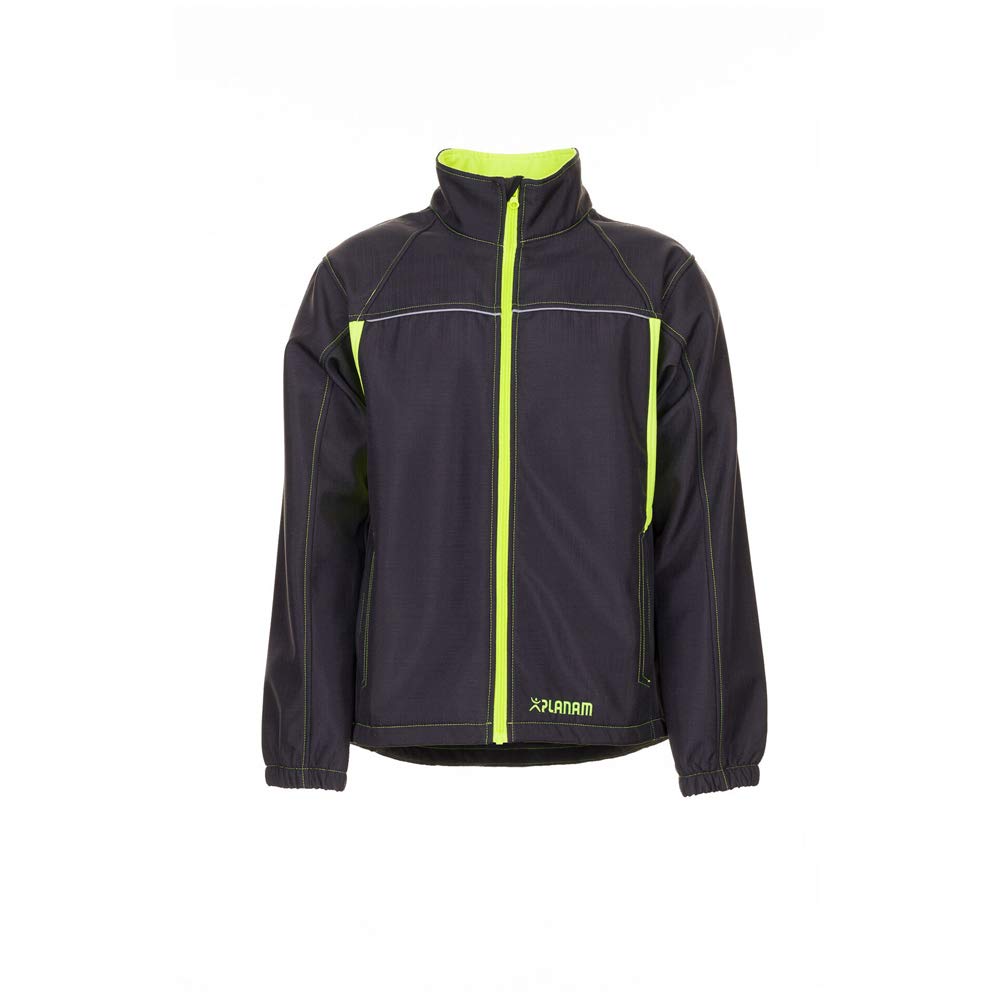 Planam Grösse S Unisex Basalt Neon Softshelljacke anthrazit gelb Modell 6290 Anthrazit/Gelb S, Anthr