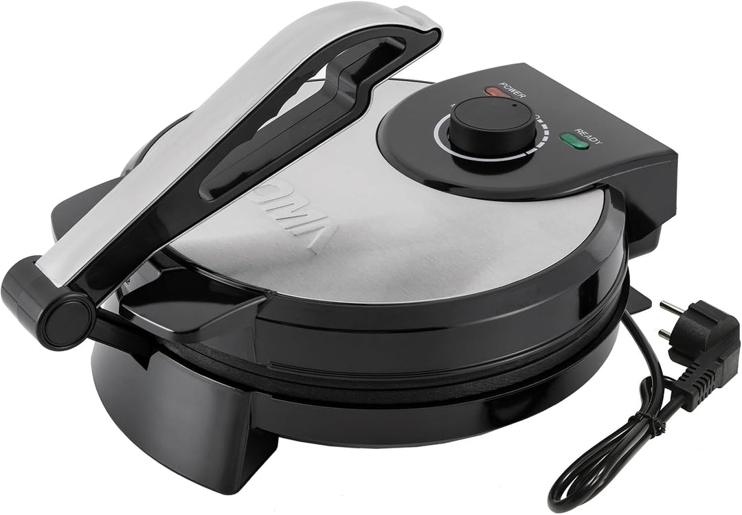 Pfannkuchen Maker, 1200w Pancake Maker für Mini-Pfannkuchen mit 22 cm Durchmesser, Antihaftbeschicht