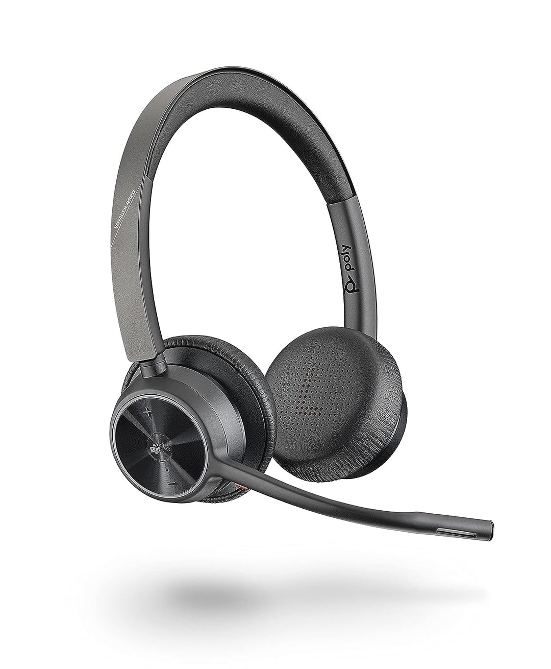 Plantronics Voyager 4320/R UC Stereo-Headset, kabellos, Geräuschunterdrückung, Schwarz