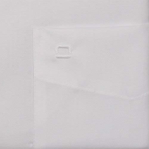 OLYMP Luxor modern fit Hemd Haifisch Kragen Langarm Popeline weiss 45 Weiss, 45 Weiss