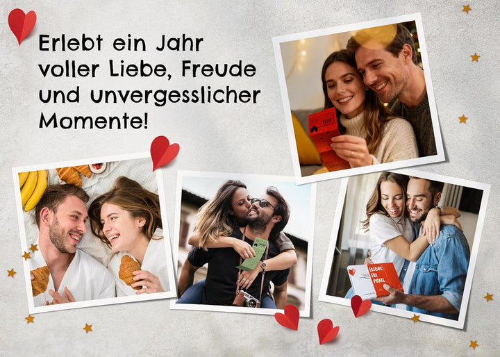 Losbox für Paare - Das Geschenk für unvergessliche Momente - 50 Lose mit Ideen für Spiel, Spass &amp; vi