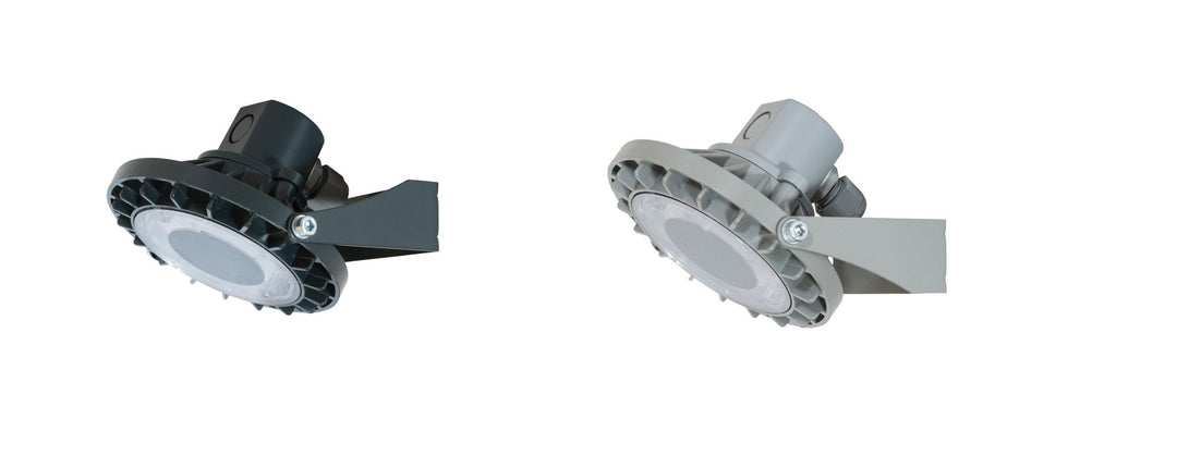 LED Flutlicht Laterne Fluter Lampen Leuchte LED NEU Lampe Beleuchtung IP 65 (Dunkelgrau 111 mm 6W),