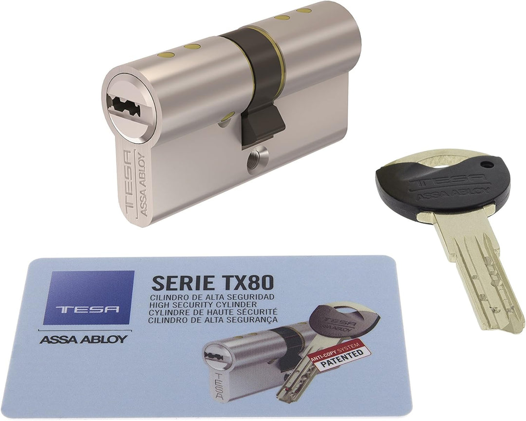 tesa TX80 – Zylinder SE5 E12 2030/30 x 35 nickel