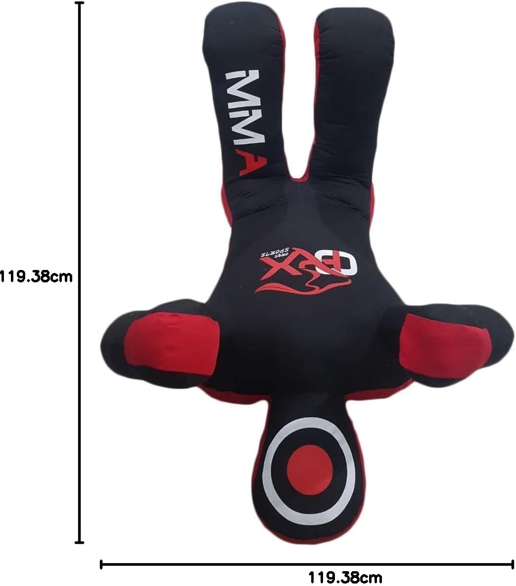Oryx Sports MMA Grappling Dummy Judo Boxsack, MMA BJJ Jiu Jitsu, Sitzposition Hände vorne (unbefüllt
