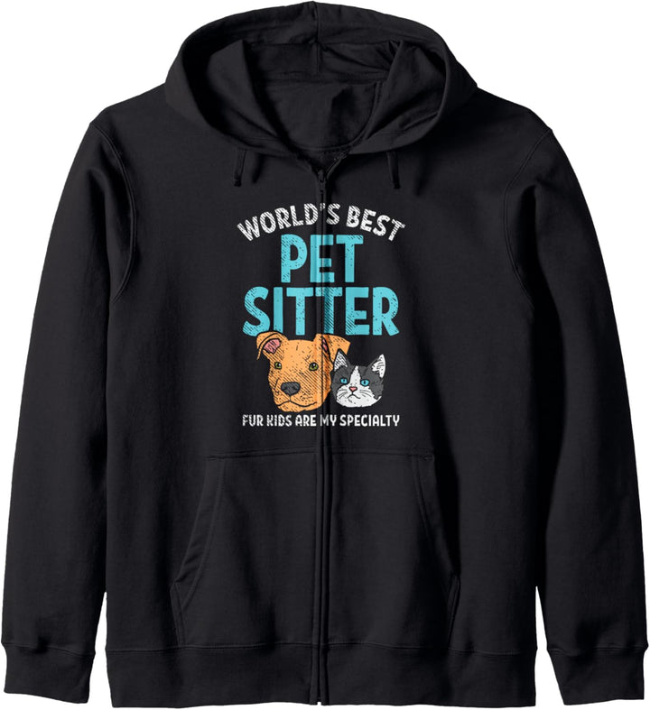 Pet sitter, Dog Walker, Dog Mom, Cat Mom, Fur Mama Kapuzenjacke