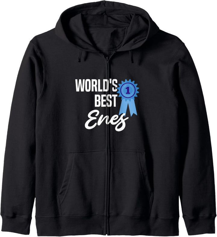 World's Best Enes Name Personalisiertes Kapuzenjacke