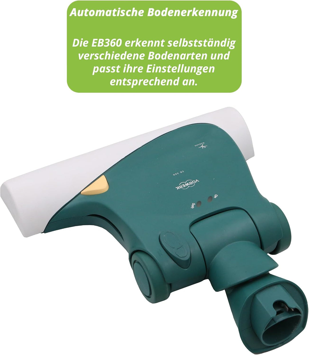 Staubsaugerladen.de Vorwerk Elektrobürste EB 360, elektrische Teppichbürste passend für Kobold 130,