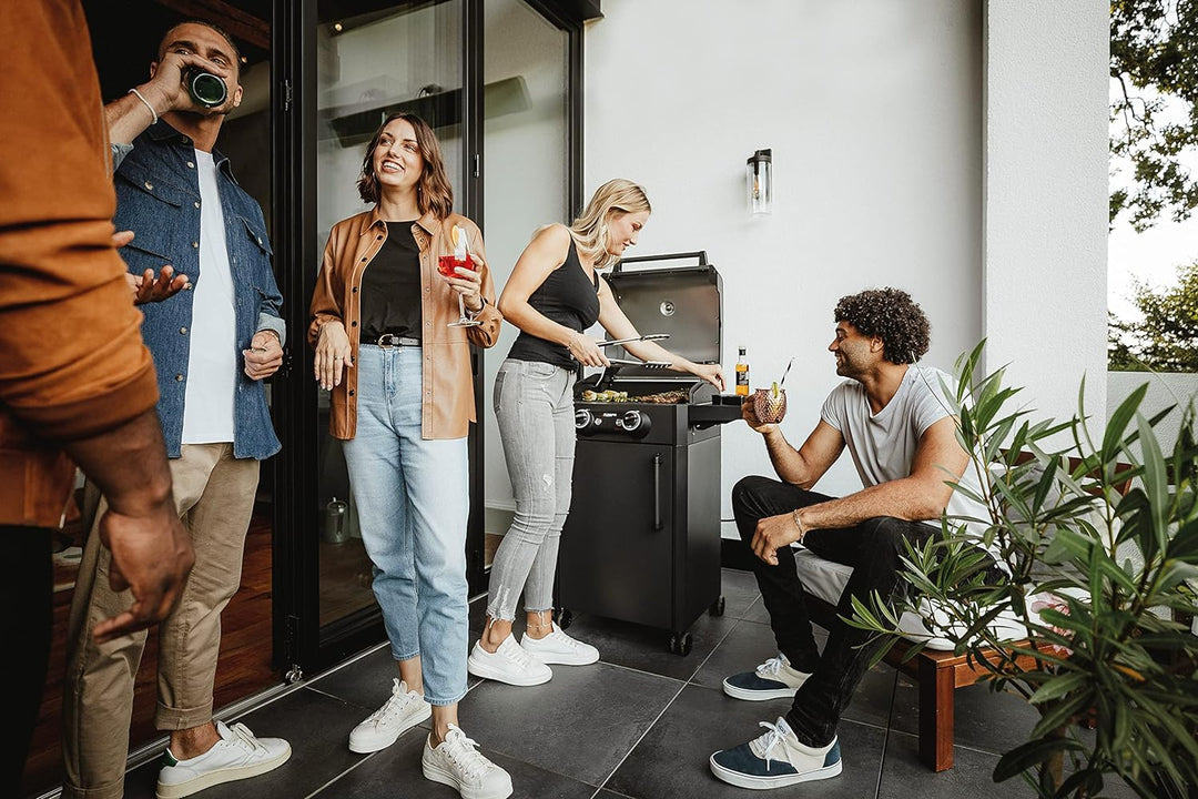 Enders® Elektrogrill eFLOW PRO 2 TURBO™ aus der SHADOW-Serie & ® SWITCH GRID Pfanne Bundle mit Pfann