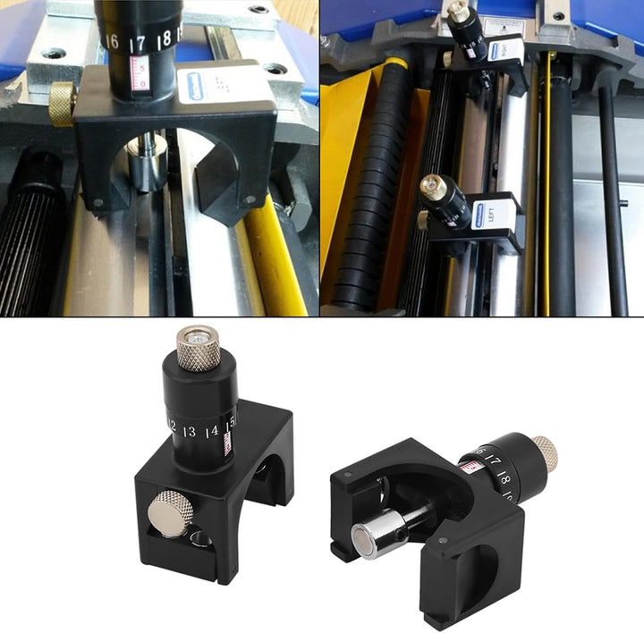 Hobelmesser-Einstellvorrichtung, 2 Stück, Magnetische Hobelmesser-Einstellvorrichtung, Messgeräte-Se