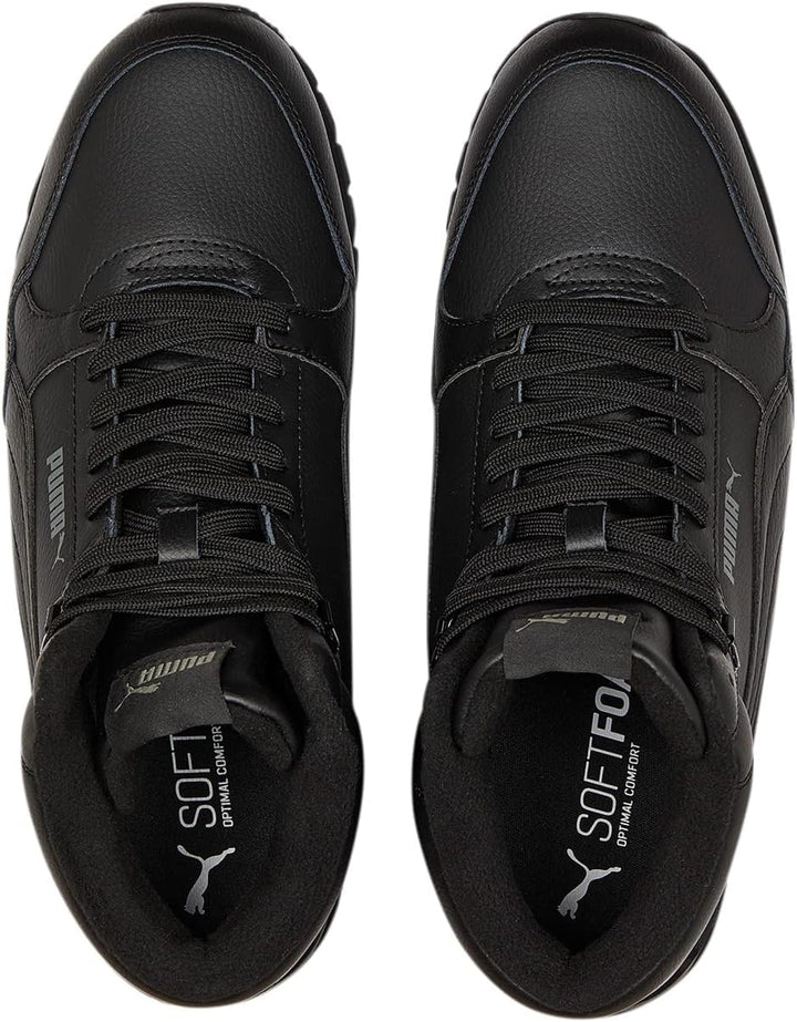 PUMA Unisex St Runner V3 Mid L Sneaker, Puma Black Puma Black Dark Shadow