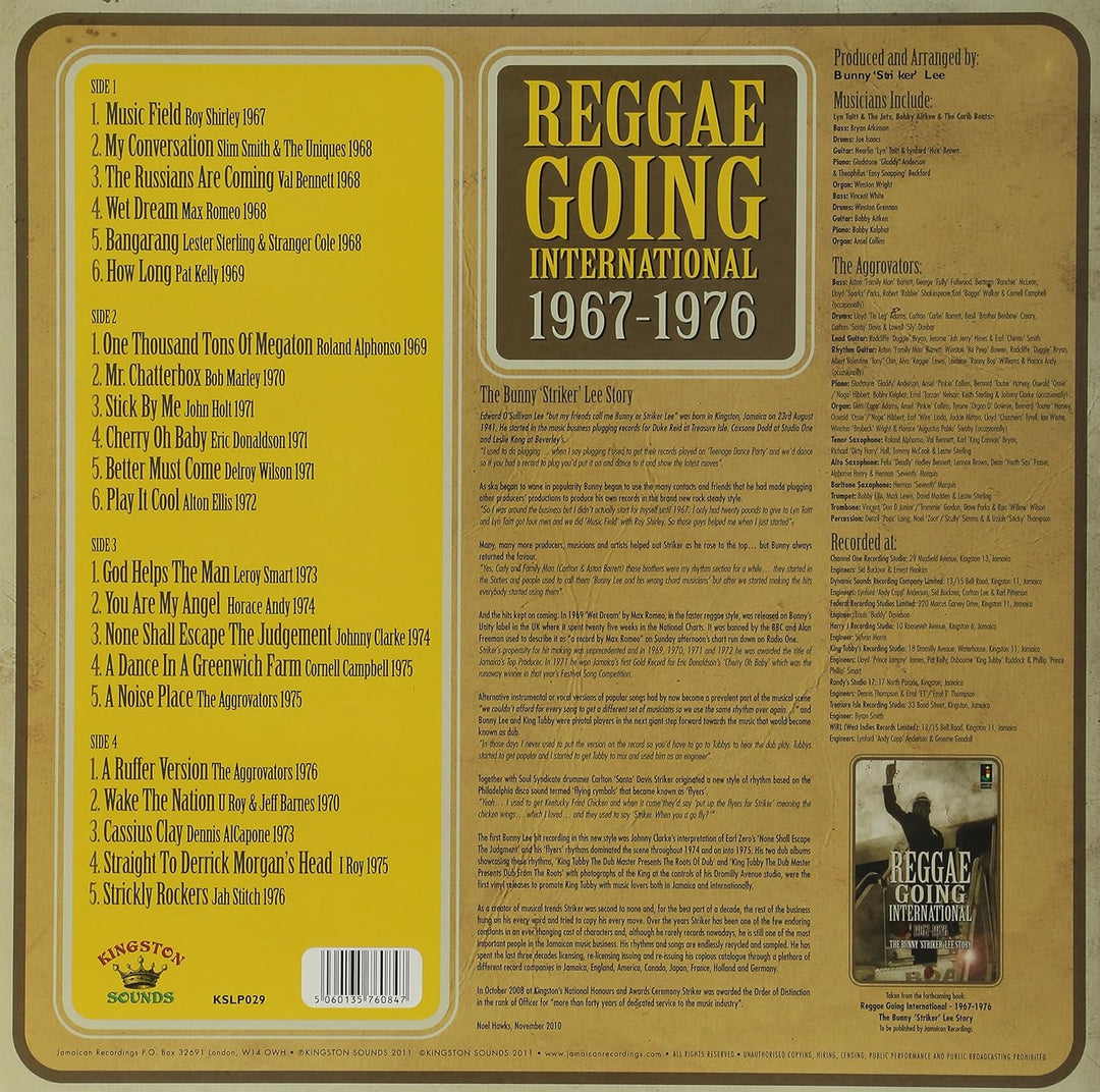 Reggae Going International 1967-1976, Vinyl
