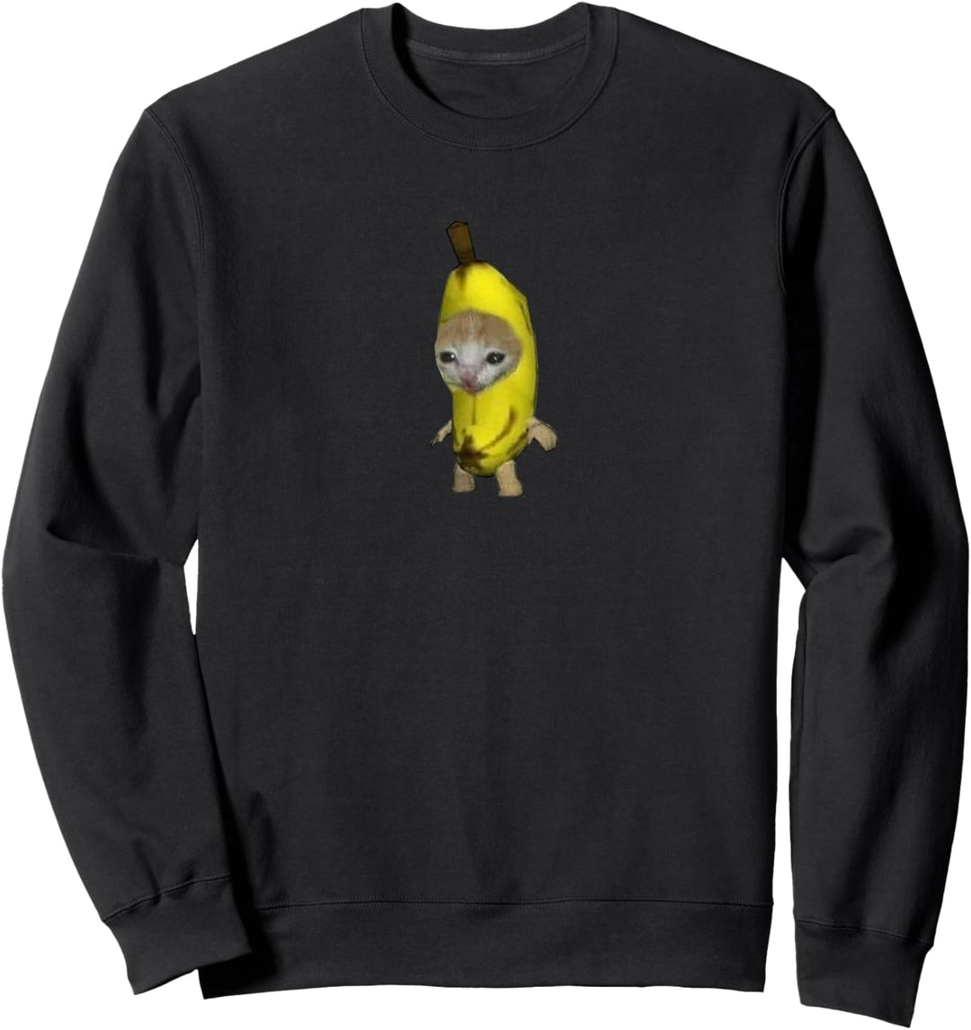 Bananenkatze Lustiges Meme Sweatshirt