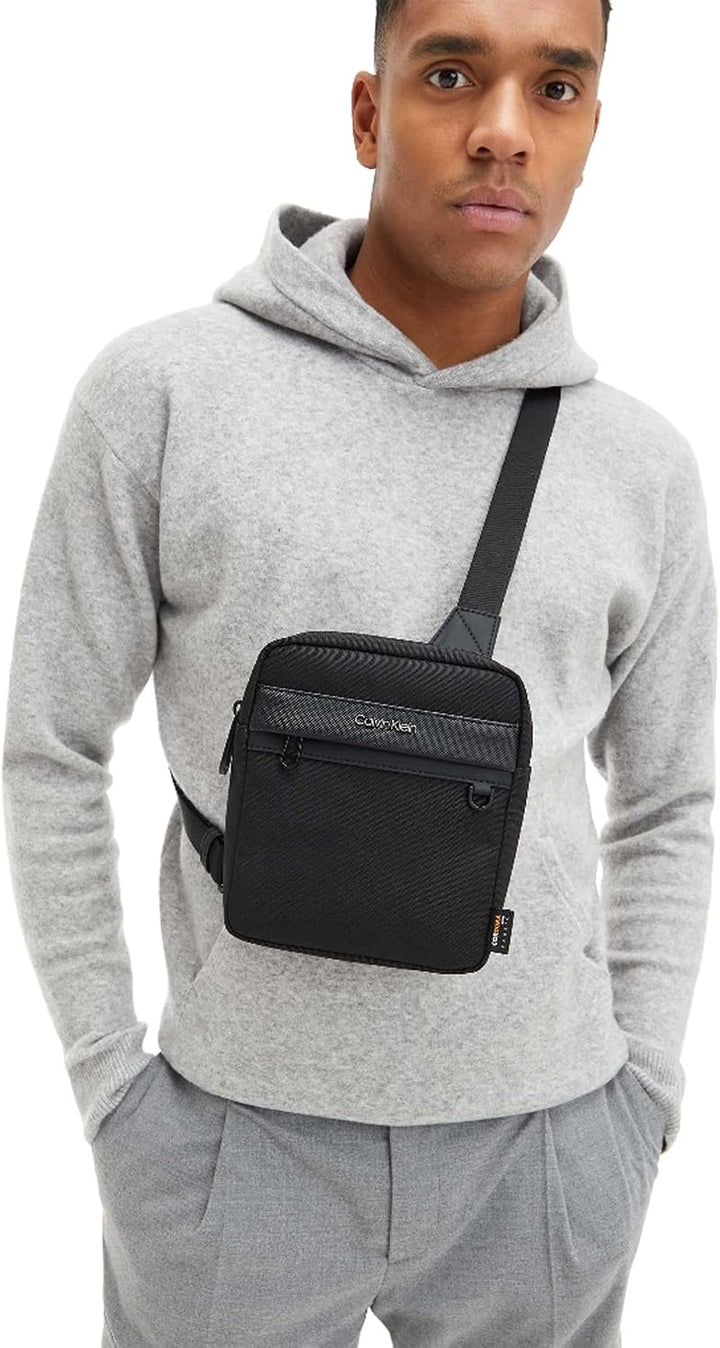 Calvin Klein Herren Remote Conv Reporter S Tasche, Ck Schwarz