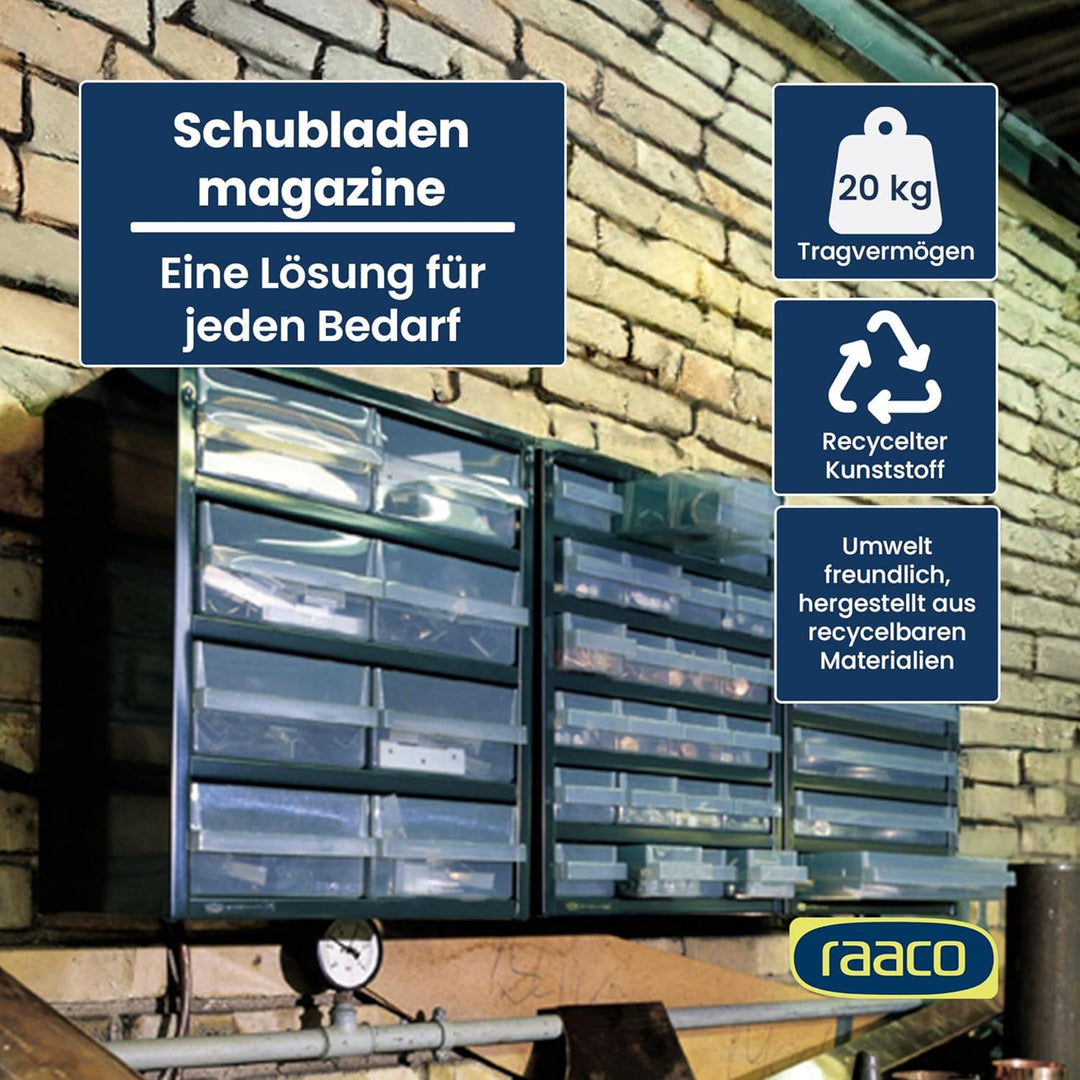 raaco 137478 Stahlmagazin 918-02, dunkelblau