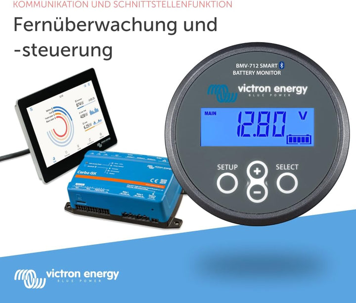 Victron Energy BMV-712 Smart Batterie Monitor (Grau) BMV 712 Smart - Bluetooth, BMV 712 Smart - Blue