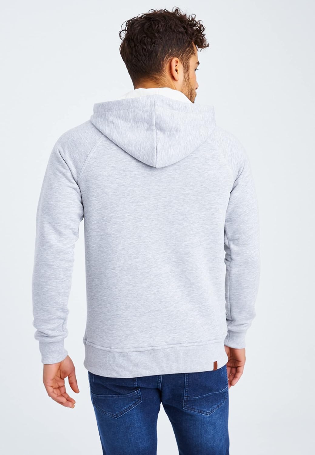 Leif Nelson Herren Pullover Hoodie Kapuzenpullover Longsleeve Basic Sweatshirt Sweater LN8153 XXL Gr