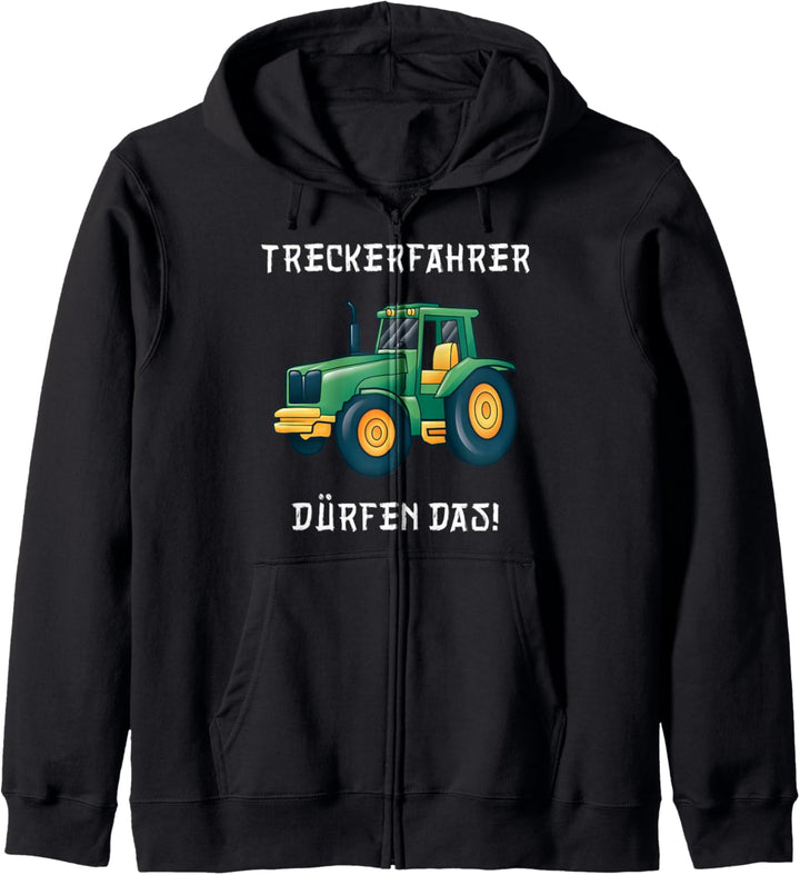 Treckerfahrer dürfen das Kapuzenjacke