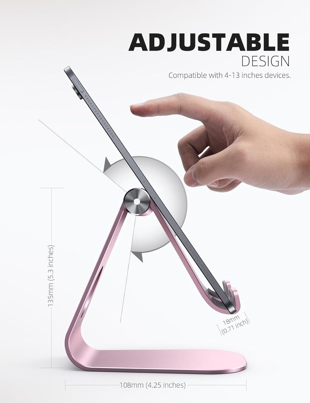 Lamicall Tablet Ständer Verstellbare, Tablet Halterung - Universal Halter, Halterung, Dock für 2024
