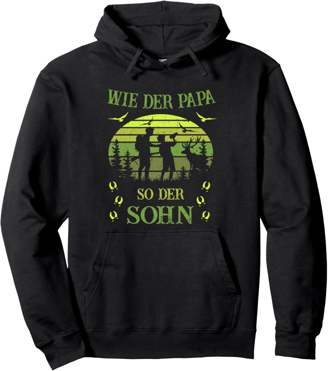Jäger - Wie der Papa so der Sohn - Jagd Kinder Pullover Hoodie
