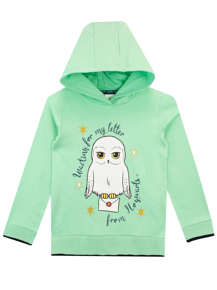 Harry Potter Pullover | Hedwig Hoodie Mädchen | 100% Baumwolle Kinder-Pullover | Hogwarts Pulli 152