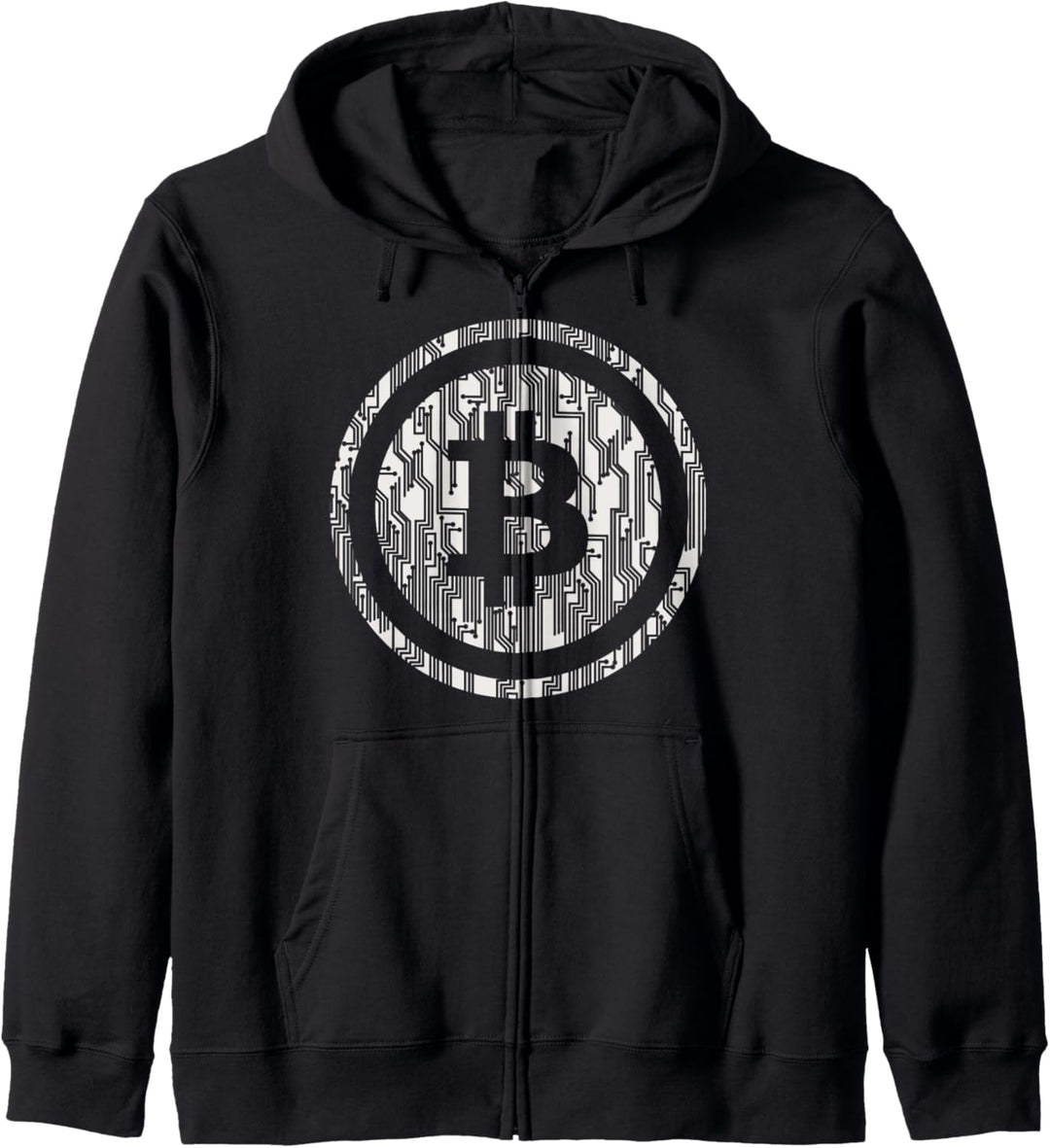Vintage Bitcoin Btc Logo Satoshi Nakamoto Crypto Kapuzenjacke