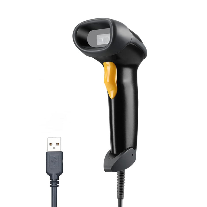 Eyoyo 2D Barcodeleser, Handheld Wired QR Barcode Scanner QR PDF417 Data Matrix Barcode Reader with U