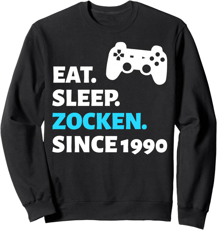 34. Geburtstag Mann Frau 34 Jahre 1990 Deko Lustig Geschenk Sweatshirt