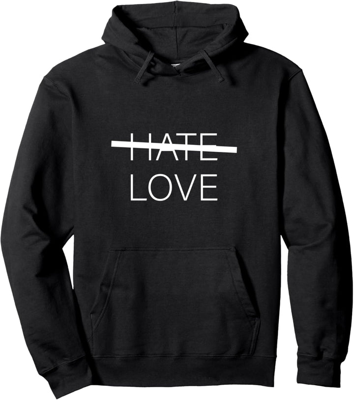 No hate love Frieden Pullover Hoodie