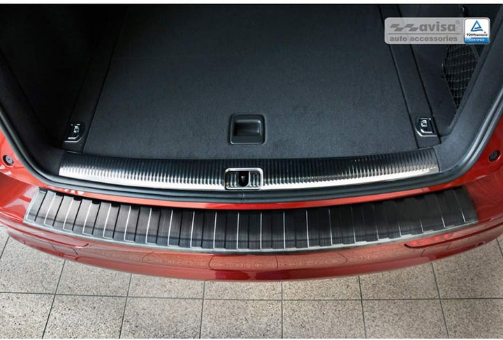 Schwarz Edelstahl Heckstossstangenschutz kompatibel mit Audi Q5 2008-2012 &amp; 2012- &