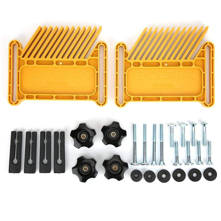 2Pcs Holzbearbeitungsfederbrett, Frästischsägen Holzbearbeitungsfederbretter Zäune Werkzeuge Messger