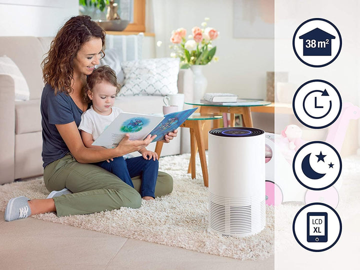 Soehnle Airfresh Clean Connect 500 mit Bluetooth Luftreiniger mit App-Anbindung, Air Purifier reinig