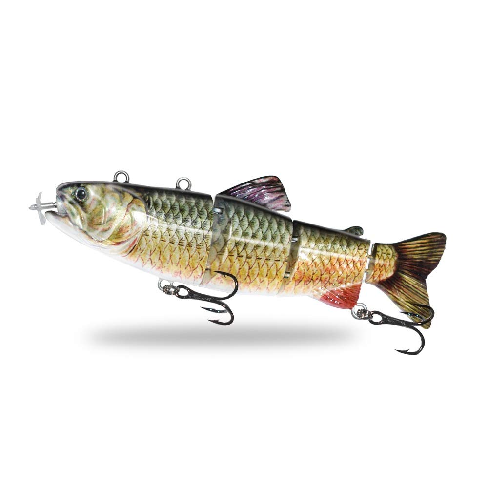ods lure Robotic Schwimmköder USB wiederaufladbar Fischköder mit LED Licht Elektrischer Angelköder m
