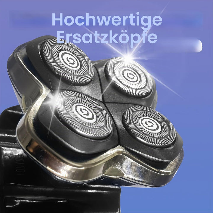 8 Stück Ersatzköpfe kompatibel mit Skull Shaver Pitbull Elektrorasierer