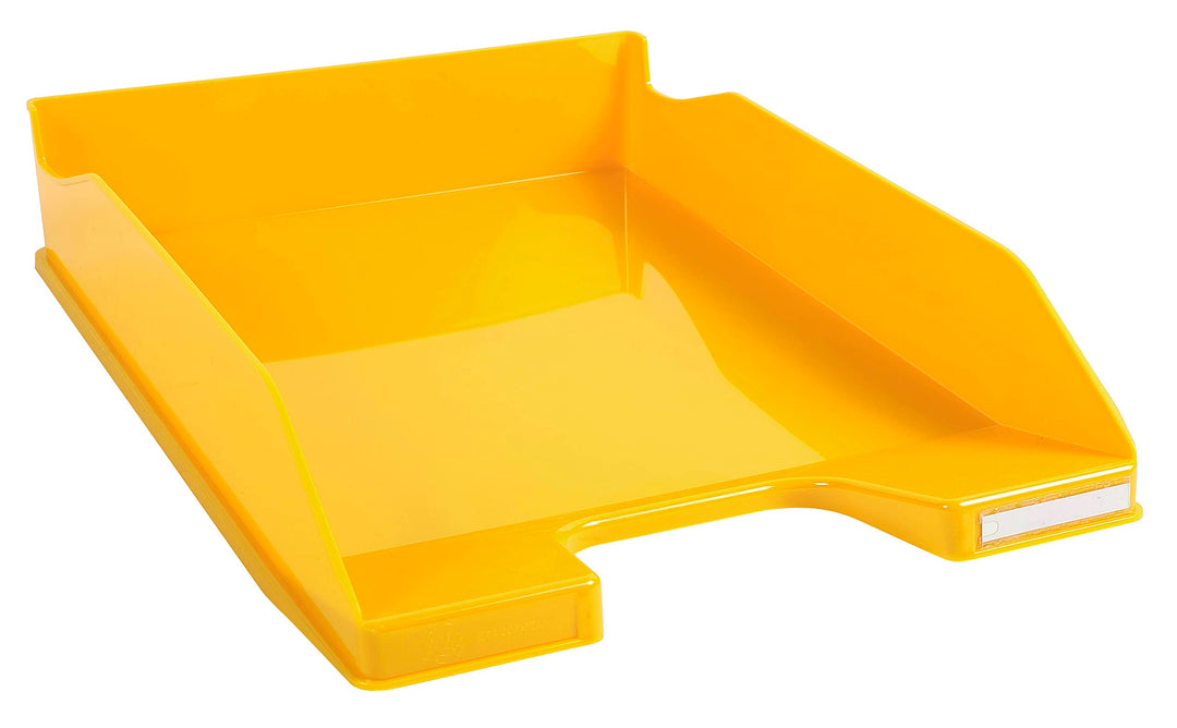 Exacompta 113208D 6er Pack Briefablage BeeBlue aus Recycling-Kunststoff DIN A4. Ideale Briefkörbe fü