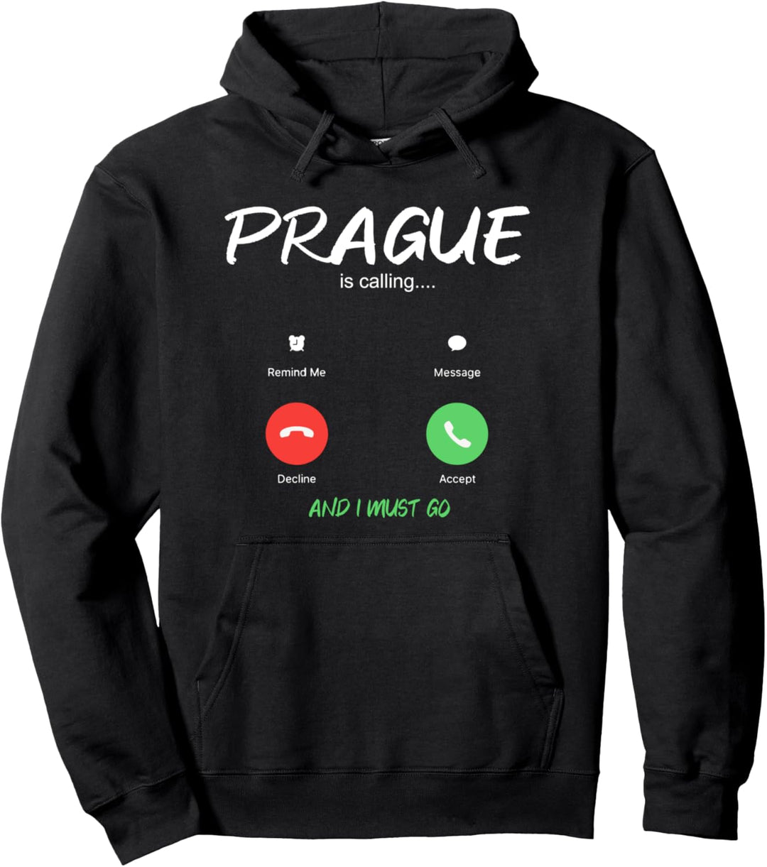 Prague Is Calling Prag Tschechien Städtetrip Auswandern Pullover Hoodie