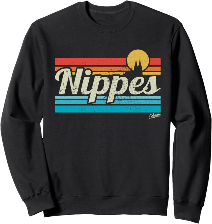 Nippes Veedel Köln Viertel Retro Vintage Surfer Nippes Surf Sweatshirt