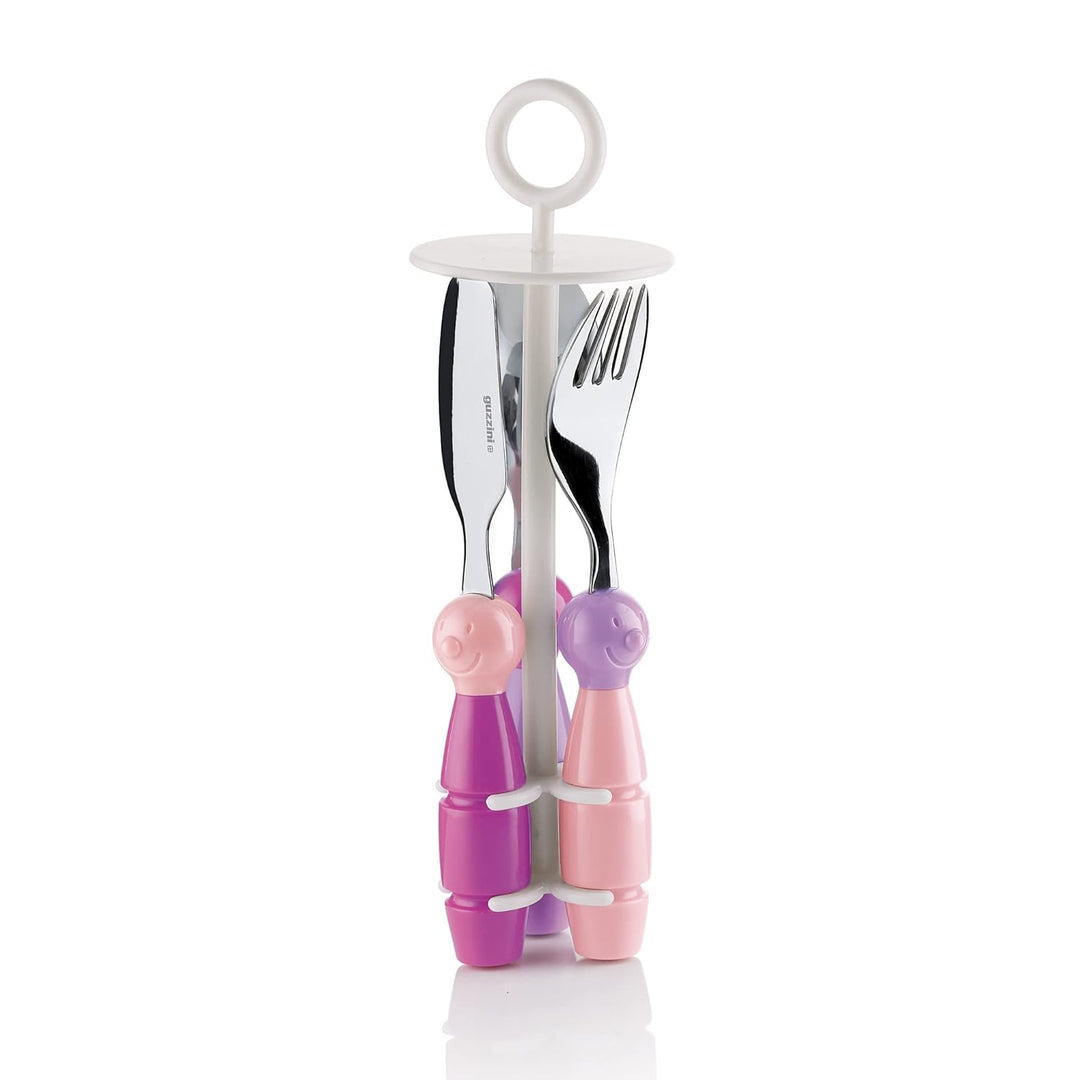 Guzzini - Bimbi, Billo Kinderbesteck - Verschiedene Farben, 6,3 x 6,3 x h21 cm - 07500252